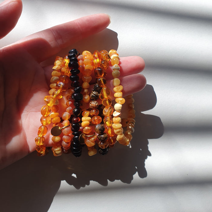BALTIC AMBER STRETCH BRACELET