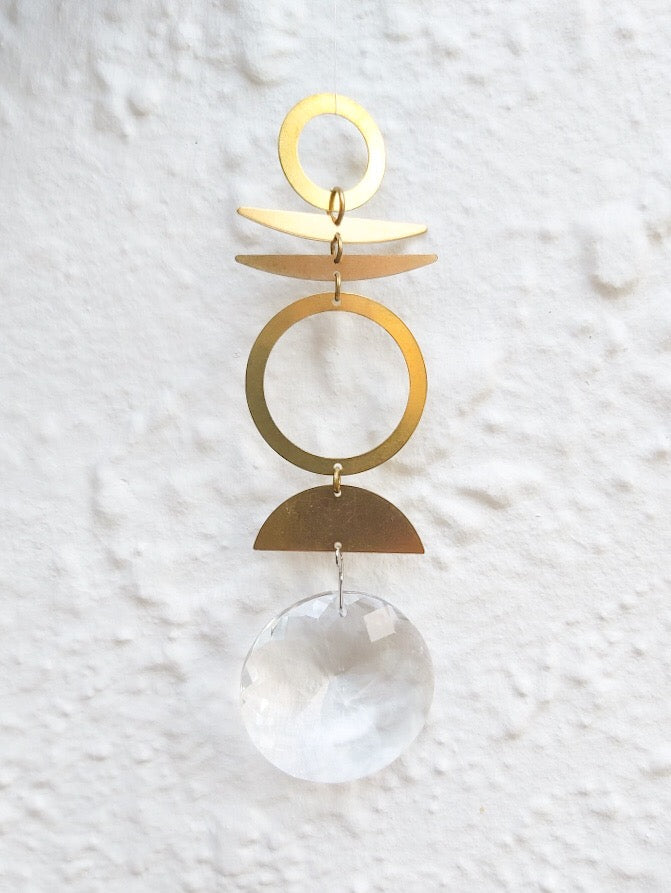 TOTEM II SUN CATCHER - bpa free- Eco wood- design conscious-Dove and Dovelet