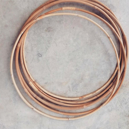 RATTAN HULA HOOP - bpa free- Eco wood- design conscious-Dove and Dovelet