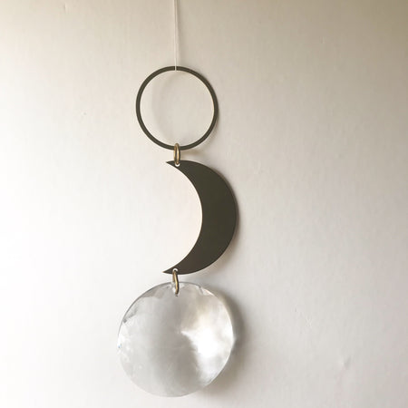 LUNA SUN CATCHER - bpa free- Eco wood- design conscious-Dove and Dovelet